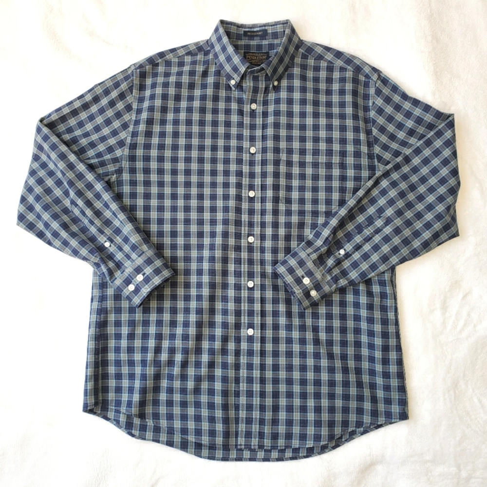 Mens Pendleton Button Down Sz Large